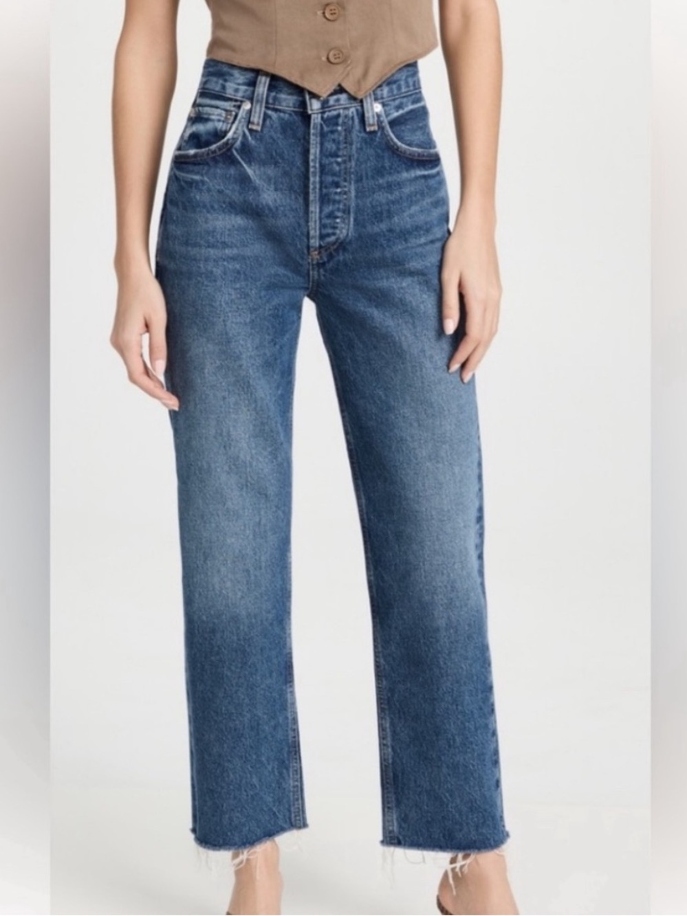 Citizens of Humanity Florence wide straight jeans - size 27